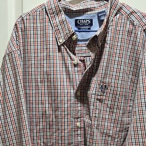 Mens Chaps 3xl Long Sleeve Button Down